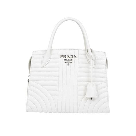 prada handtasche weiß|prada nylon handbag.